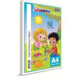 Papel Jandainha A4 Branco 180g Jandaia – Pacote com 50 Folhas