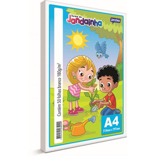 Papel Jandainha A4 Branco 180g Jandaia – Pacote com 50 Folhas em Oferta na Shopee