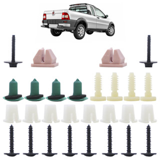 Kit Grampo Presilha Moldura Strada Trekking 2009 2010 2011 2012 2013 Paralama Traseiro 28 Peças em Oferta na Shopee