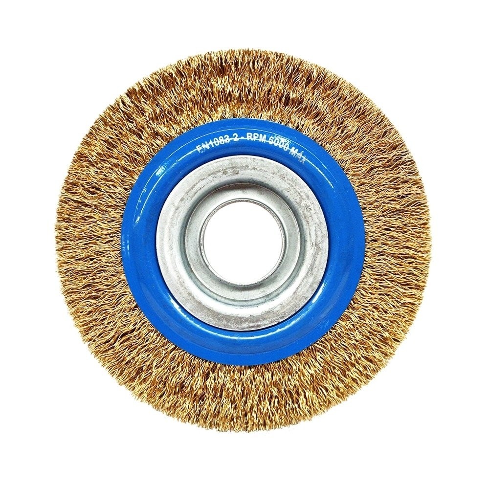 Escova Circular Aço Latonado Norton 152,4x19mm em Oferta na Shopee