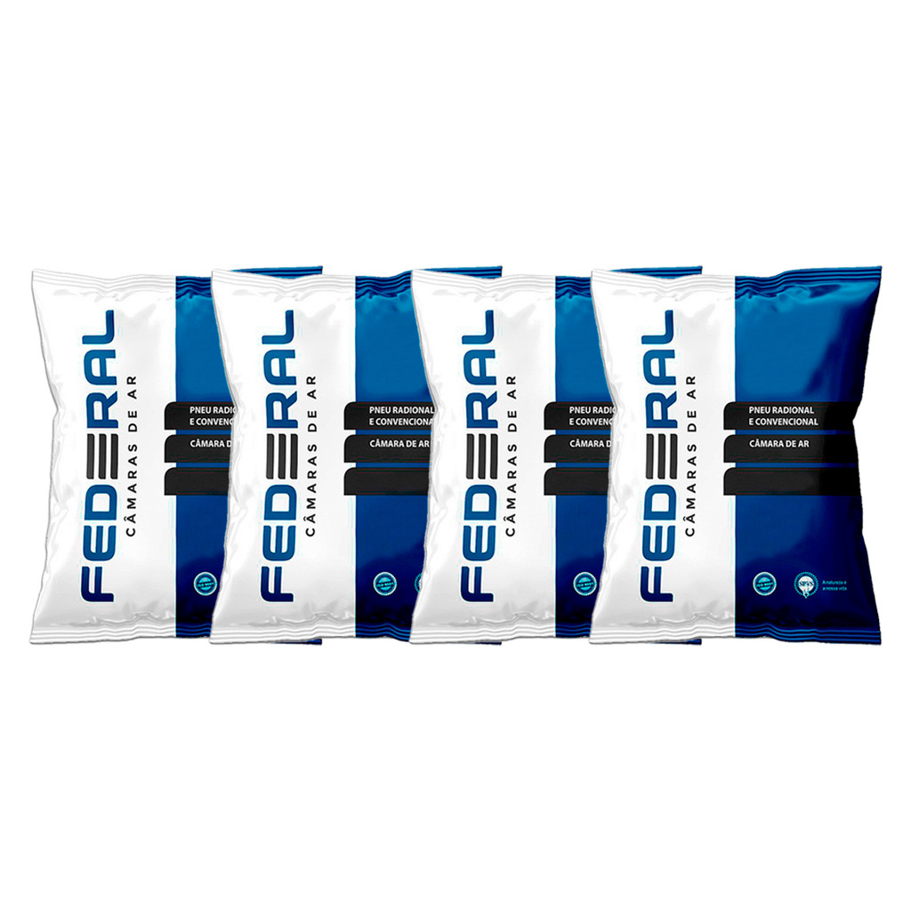 Kit 4 Câmara De Ar Federal M 0518 TR4 Titan/Fan 125/150 em Oferta na Shopee