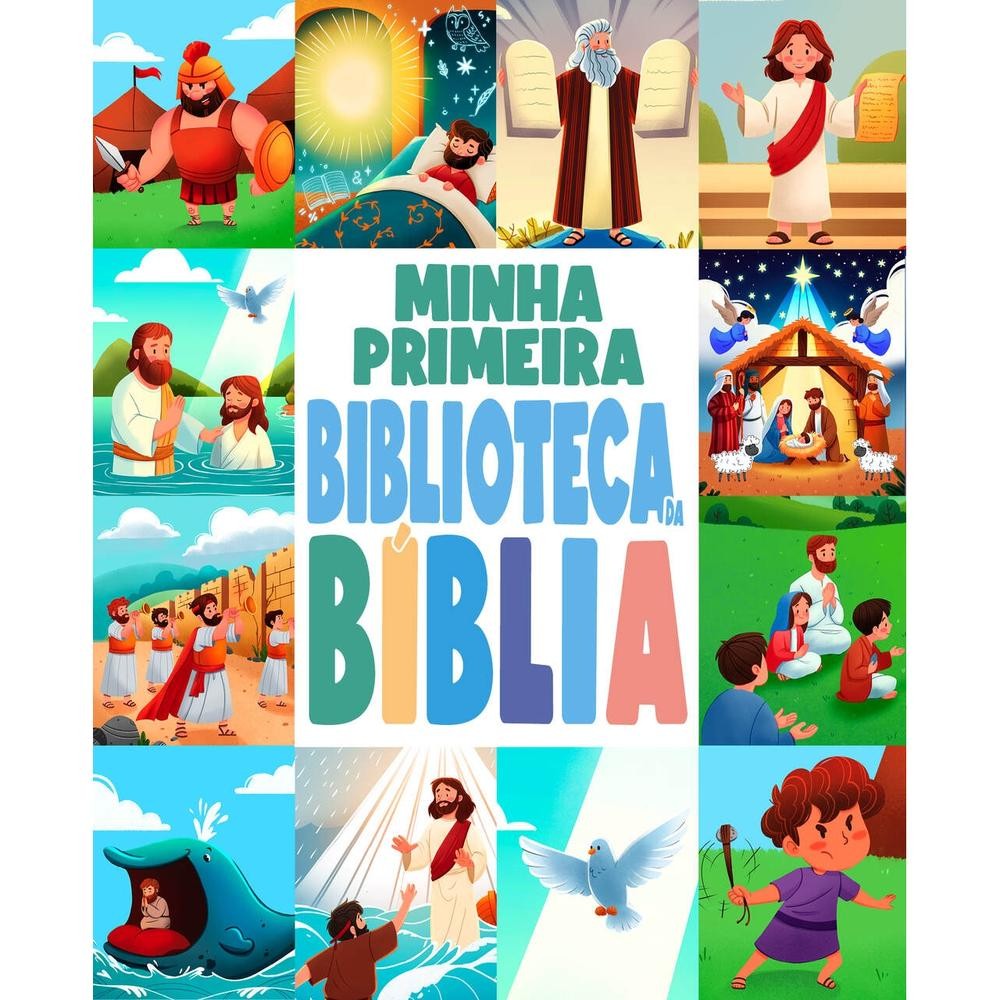 Minha primeira Biblioteca da Bíblia 02 em Oferta na Shopee