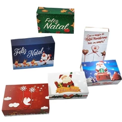 20 Caixas para Doces, lembrancinhas, biscoitos, lembrancinhas, Especial Natal. Medida 12x8x4cm