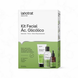 Kit Facial Ácido Glicólico Labotrat - Sabonete 100ml, Tônico 120ml e Sérum 30ml em Oferta na Shopee