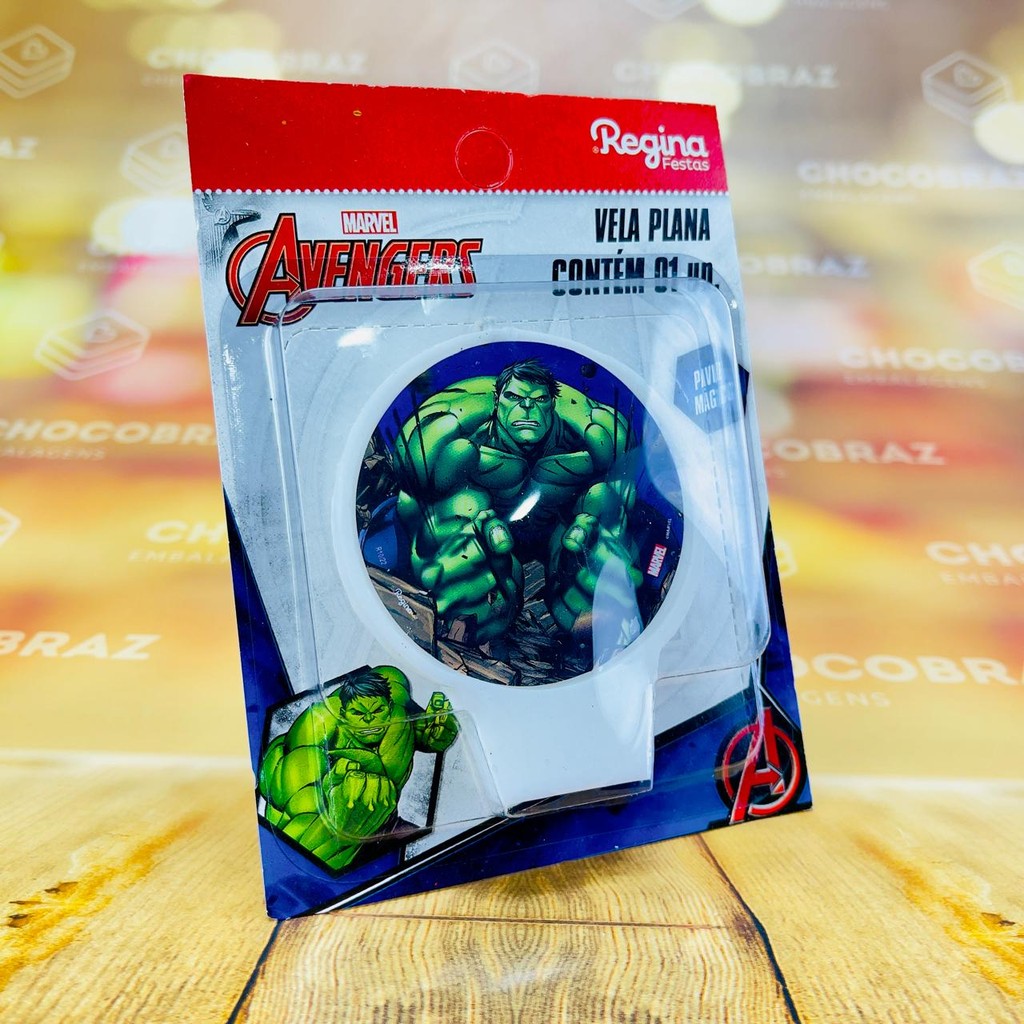 VELA  ANIVERSARIO FESTA HULK REGINA em Oferta na Shopee