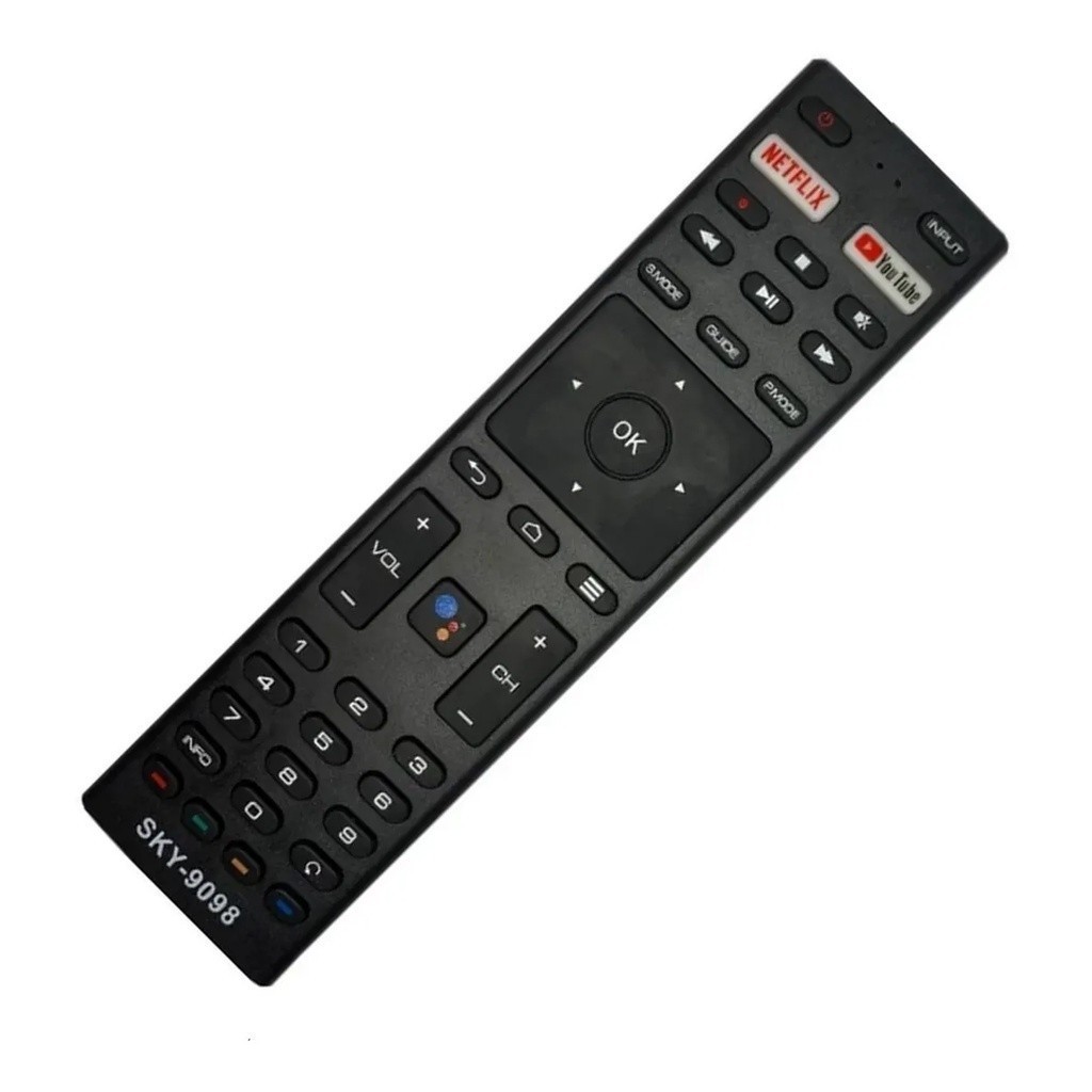 Controle Remoto Compativel Jvc Smart Tv 4k Netflix Youtube 9098 - Substituto Compatível em Oferta na Shopee
