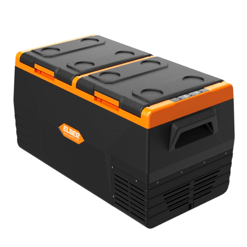 Geladeira Portátil Black 75 Litros 12V/24V p/ Caminhão, Motorhome, Camping e Viagens - Elber em Oferta na Shopee