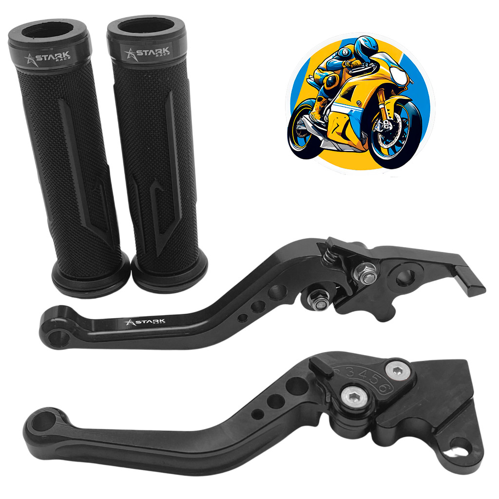 Kit Manopla Manete Cb300r Cbx 200 Strada Cbx 250 Twister