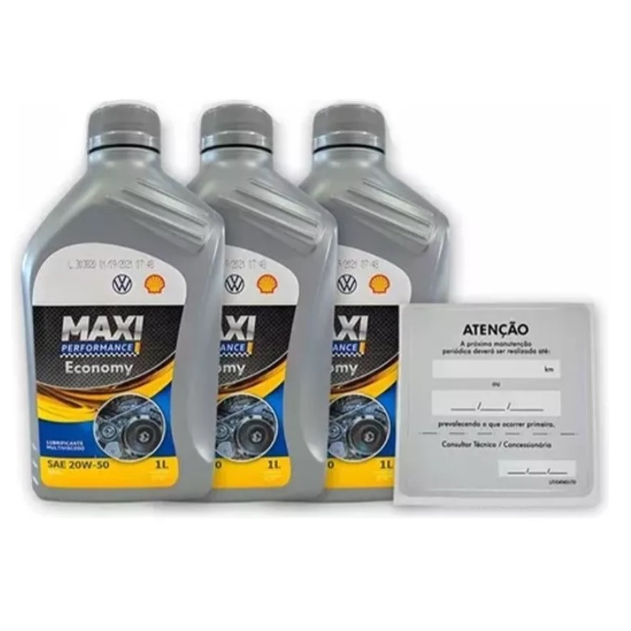 Óleo 20w50 Fusca Kombi Brasilia Motor Ar 3 Litros Maxi Vw
