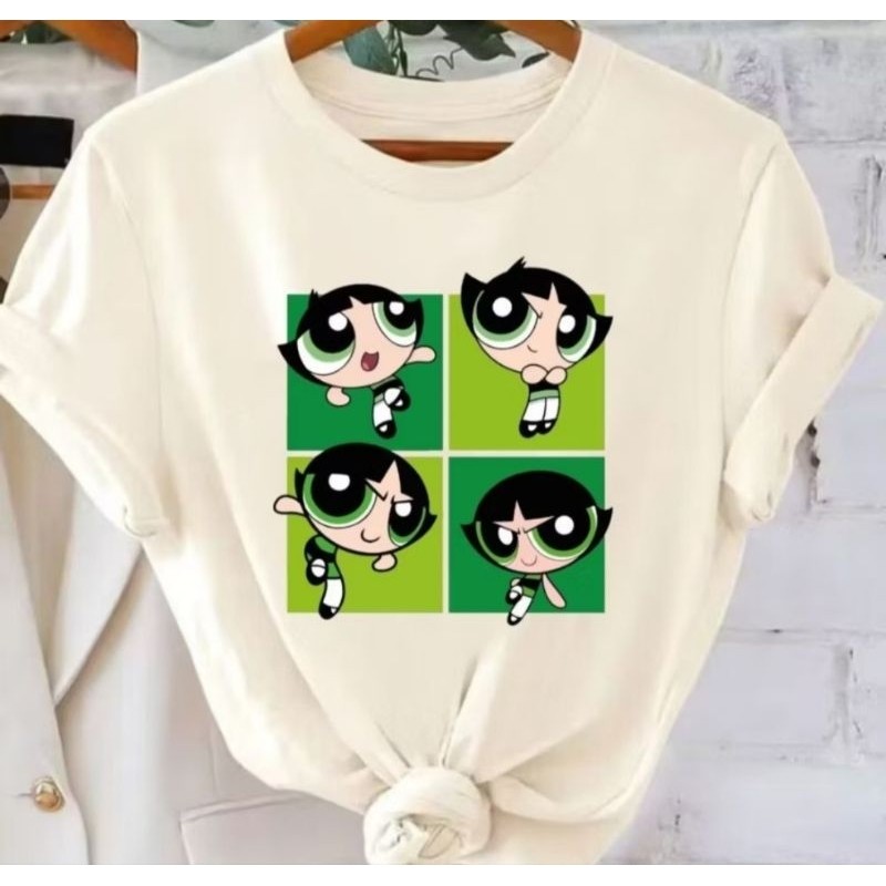 Camiseta Feminina Meninas Super Poderosa Docinho Camiseta em Algodão