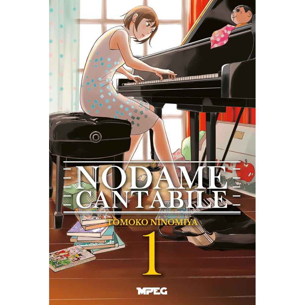 Capa do livro Mangá - Nodame Cantabile - Volume 1 - por Tomoko Ninomiya - Editora MPEG