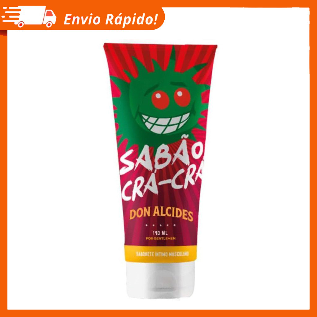 Sabonete Íntimo Masculino Sabão Crá-Crá Mamonas Assassinas 140mL Don Alcides