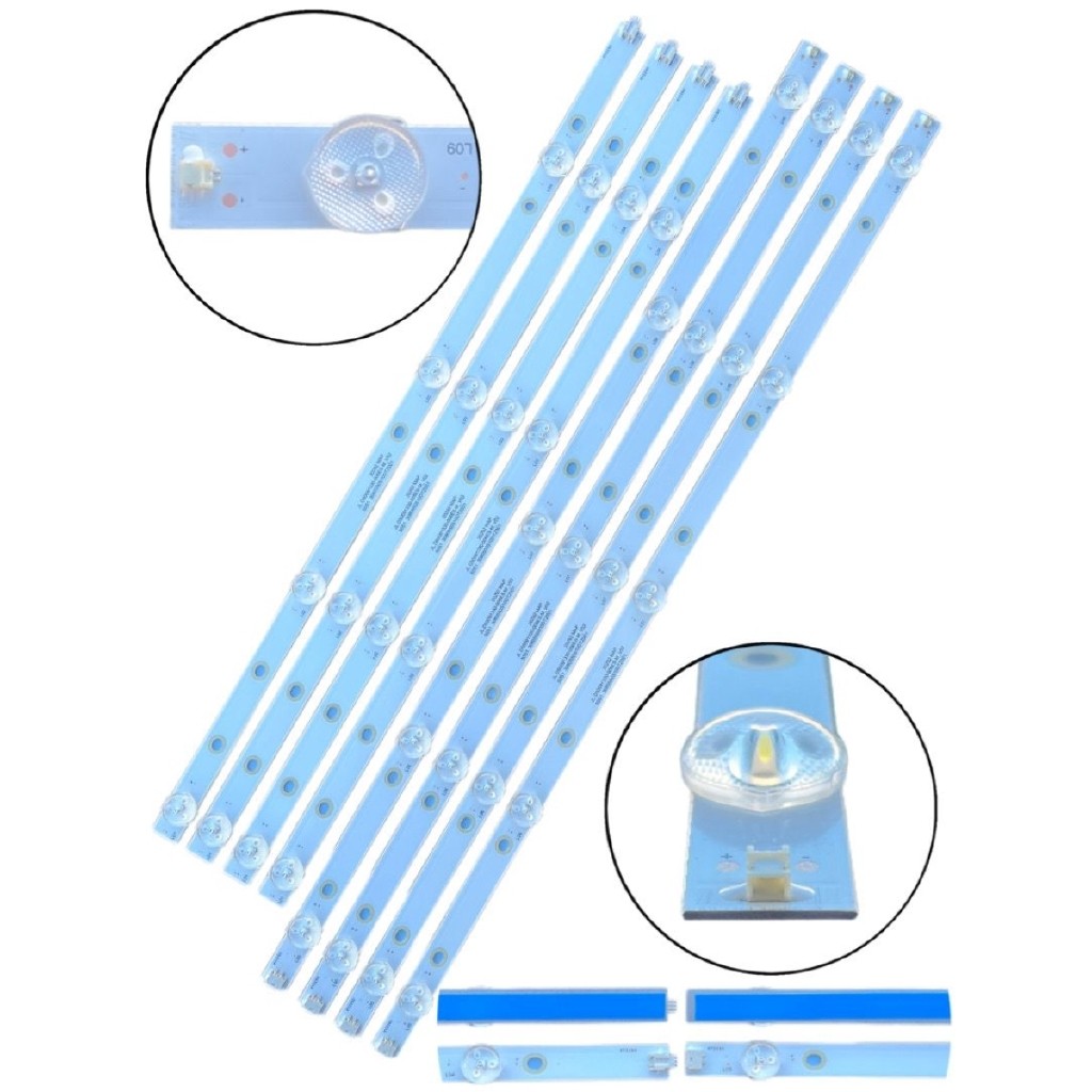 Kit Barras Led Compativel Multilaser TL032 TV 50" Polegadas