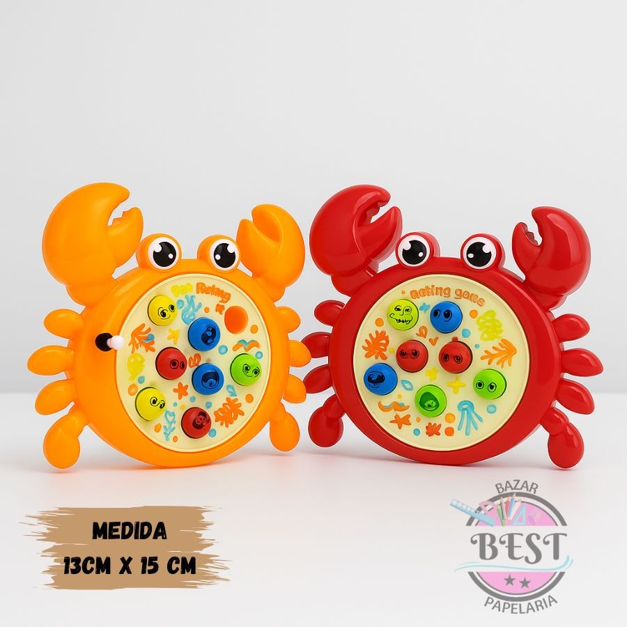 Brinquedo Jogo Infantil Pescaria Pega Peixe Pesca Animada