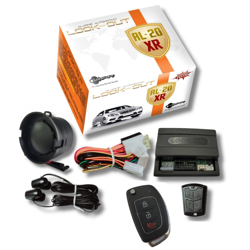 Alarme Automotivo Look Out Carro Controle Canivete Hyundai