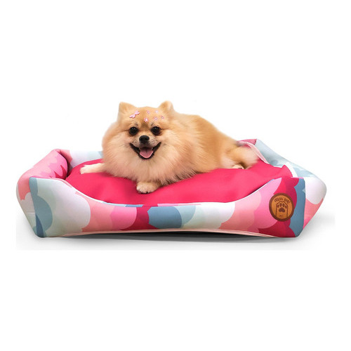 Caminha Pet Cachorro Gato Média 72x60 Com Zíper Rosa Urban