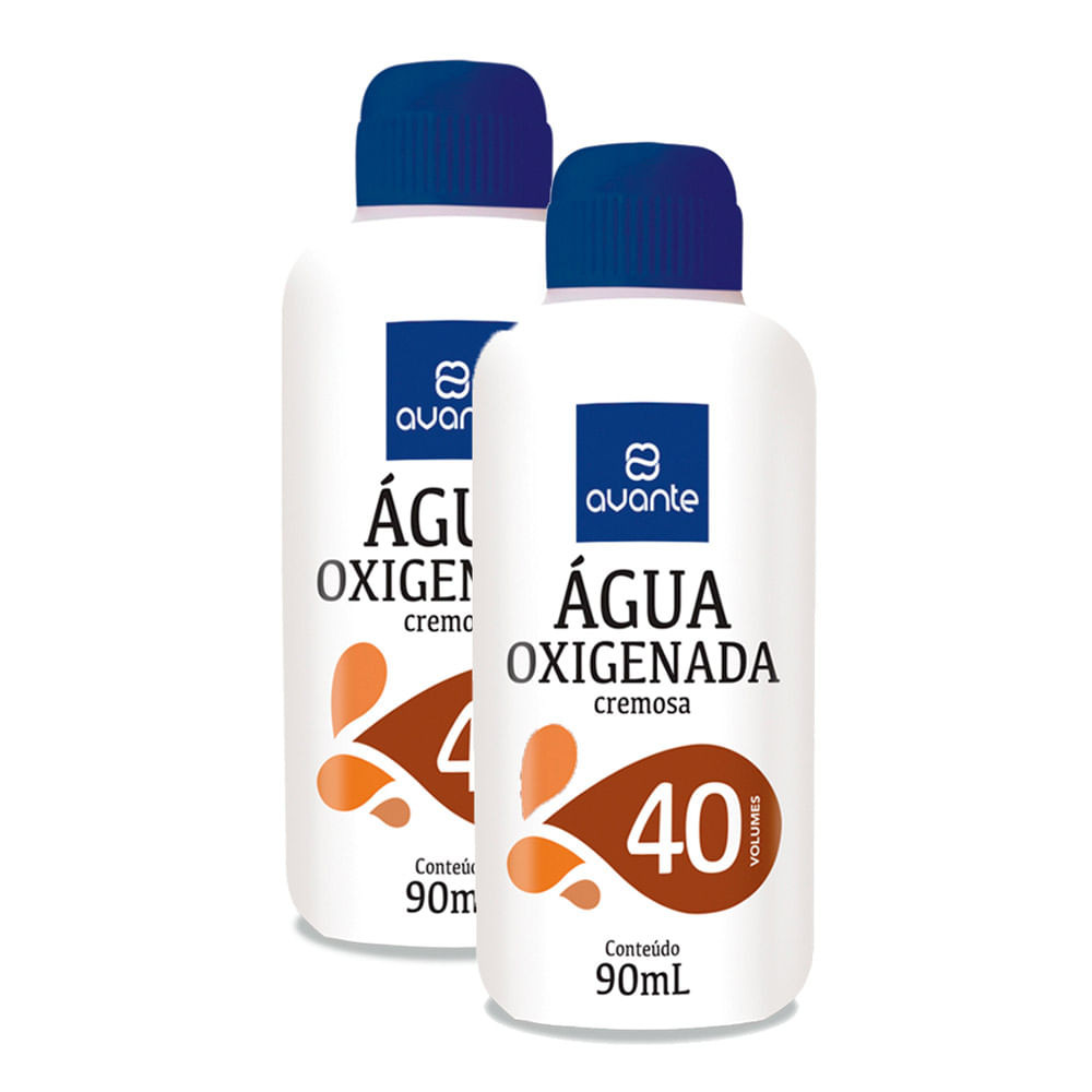 Kit 2 Água Oxigenada Cremosa Avante 40 volumes 90ml - Beauty