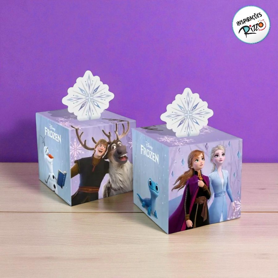 Caixa Surpresa - Frozen - 4 unidades - Disney Original - Rizzo