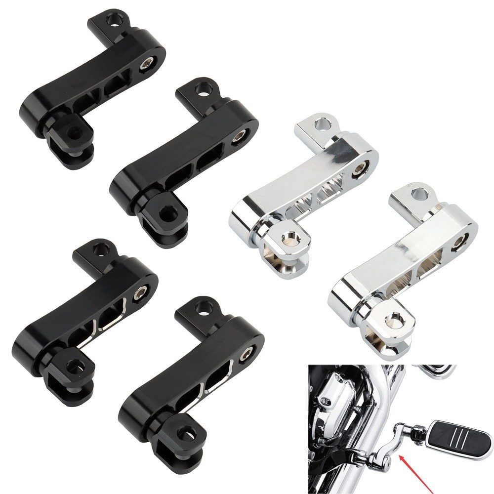 Extensão De Pedal Universal Para Motocicleta Com Rotação De 360 Suporte De Montagem Masculino Harley Sportster Dyna Tour