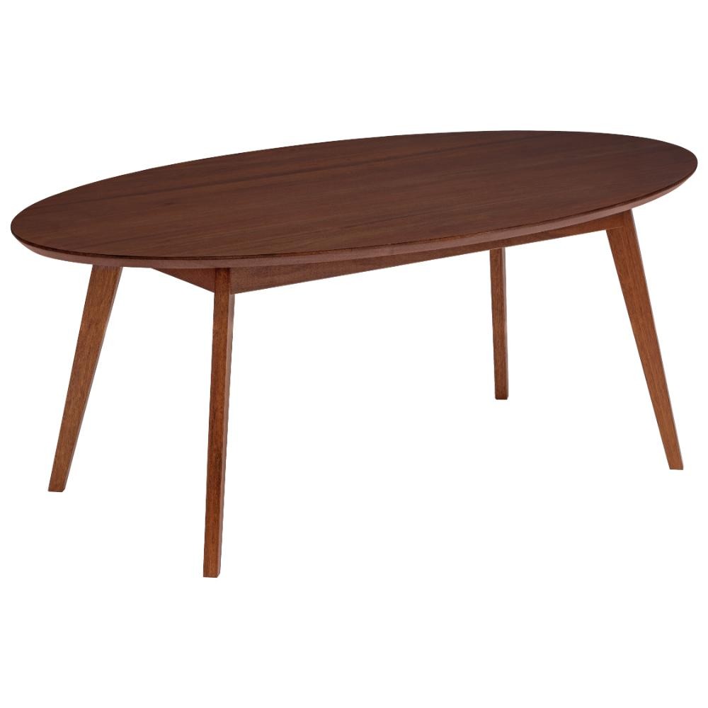 Mesa de Jantar Oval Vértice 190cm em Madeira Maciça
