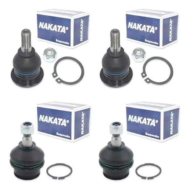 Kit 4 pivo inferior superior Hilux SW4 2005 a 2018 Original Nakata