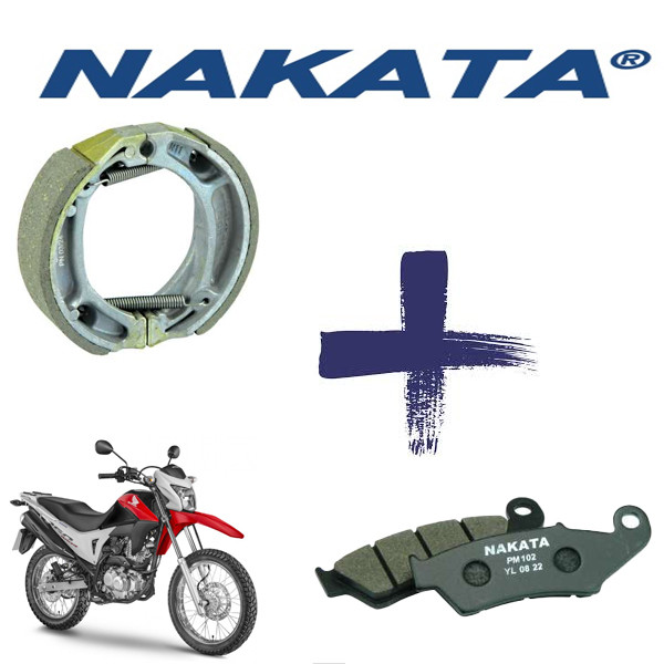 Pastilha De Freio Dianteira + Traseira Honda Nxr 150 Bros Esd 2003 a 2015