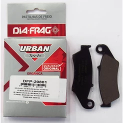 Pastilha De Freio Dianteira Honda Nx 400i Falcon - Diafrag DFP-20801