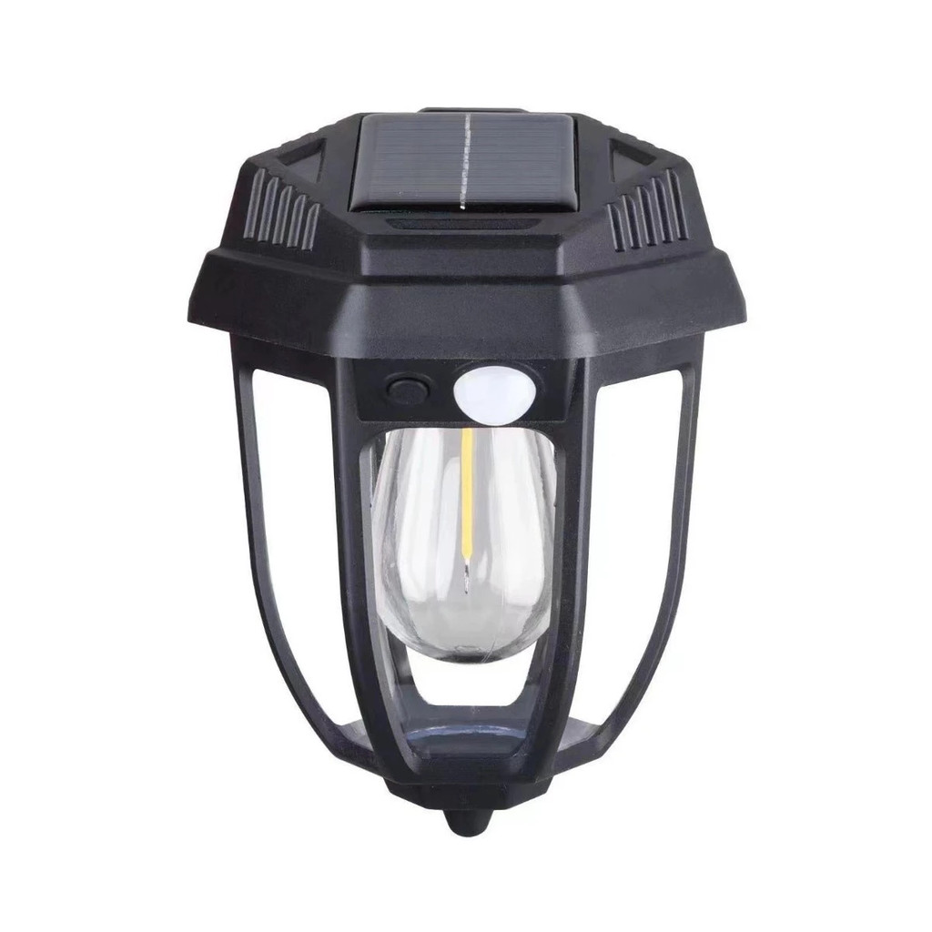 Lâmpada luminária solar 10w sensor movimento parede externa