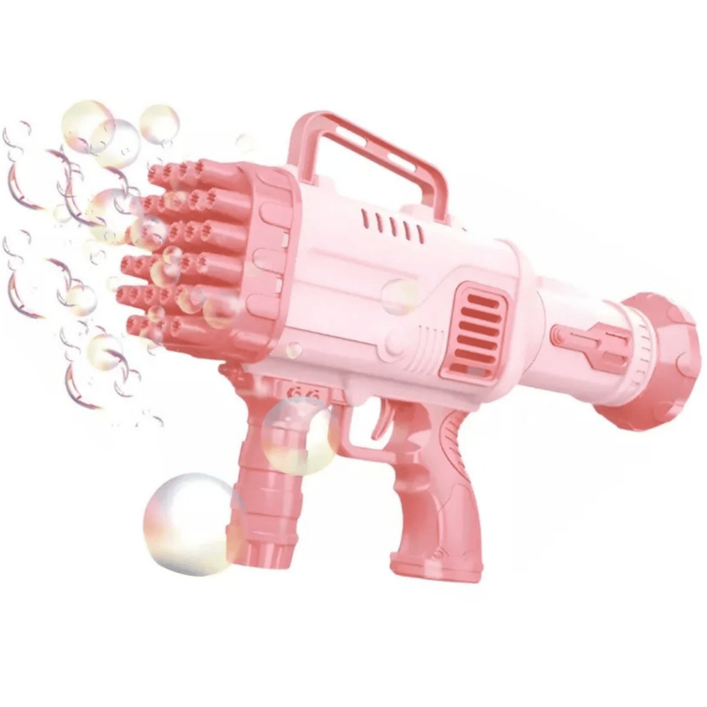 Brinquedo arminha De Fazer Bolinhas De Sabão Brinquedo Criança Cor Rosa