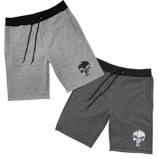 Kit 2 Bermudas Masculina Moletom Moletinho Treino Academia Caveira em Oferta na Shopee