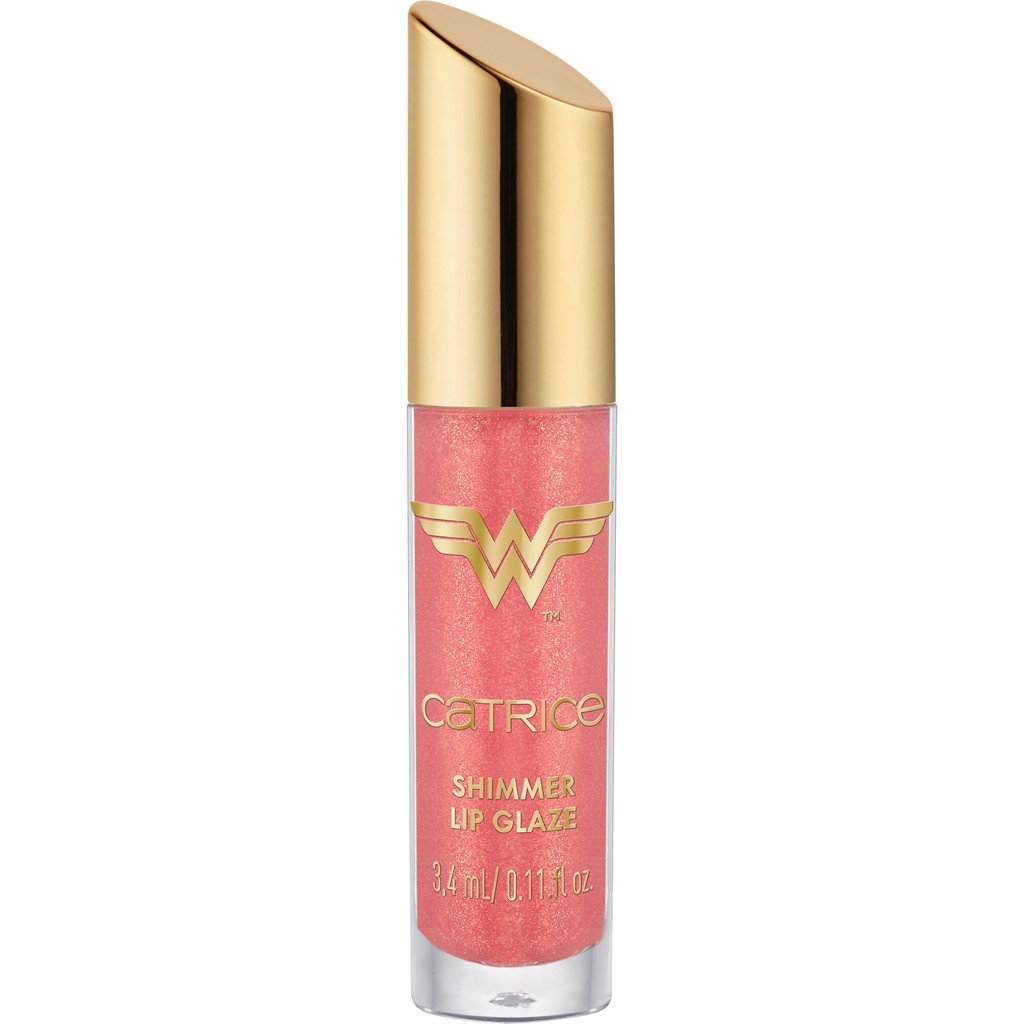 Gloss labial Catrice Mulher Maravilha 020 Brave And Powerful em Oferta na Shopee