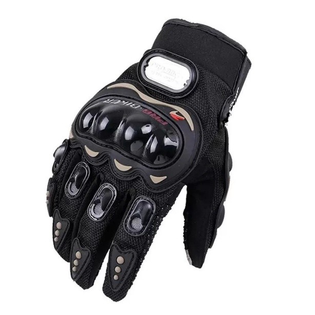 Luva Pro Biker Preta Moto Motoqueiro Motocross Bike Trilha  GA-198