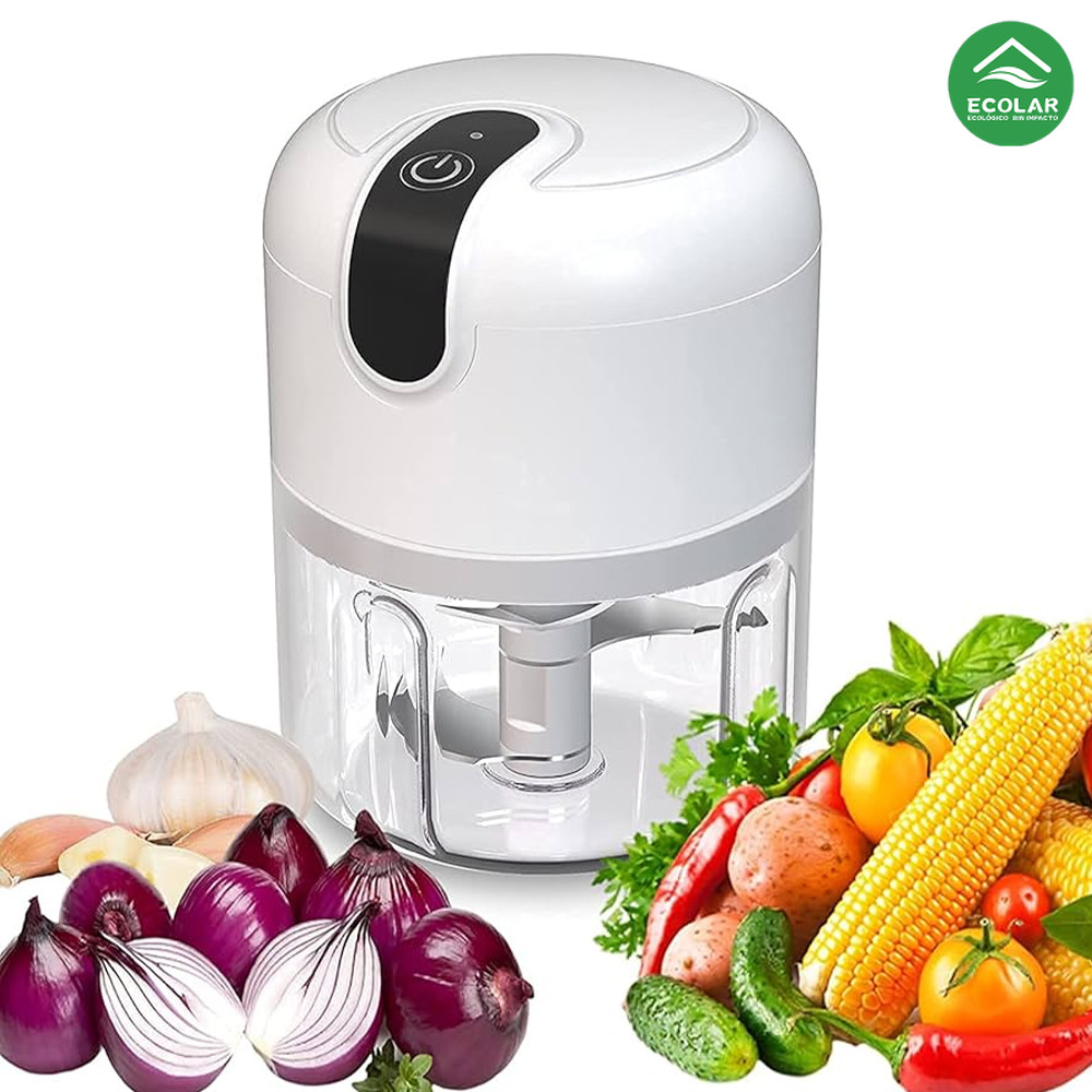 Mini Processador Elétrico Carne Vegetal Alho Frutas Amendoim Moedor Recarregável Usb Triturador De em Oferta na Shopee