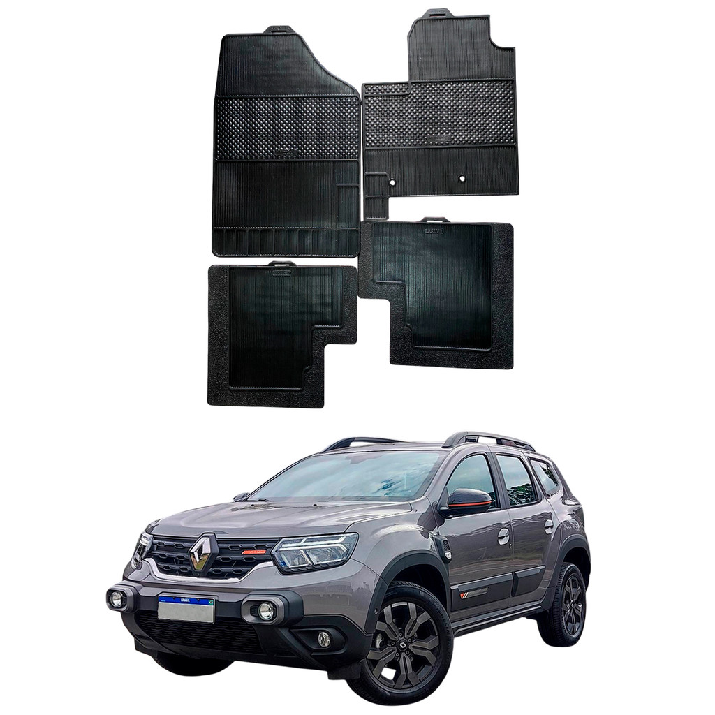Tapete Renault Duster 2023-2025 Stratus 100% Borracha Borcol