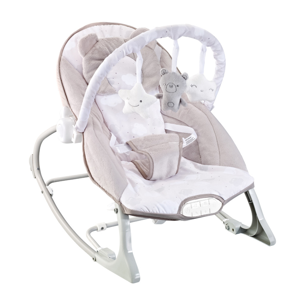 Cadeira de Descanso Bebê Musical Polar Bege 18kgs Maxi Baby em Oferta na Shopee