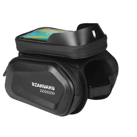Bolsa Para Tubo Superior De Bicicleta Quadro De Mountain Bike De Selim Rígida À Prova D'água Capa De Telefone Antiarranh