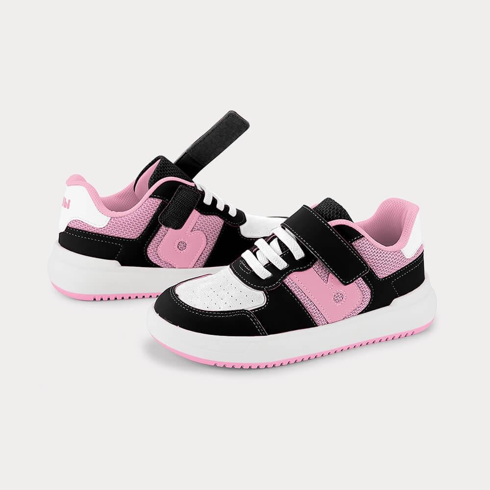 Detalhes do Tênis Infantil Bibi B College Preto com Rosa