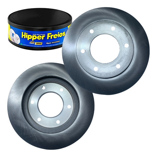 Par Disco Dianteiro Hipper Freios L200 Triton Montero 2008 Pajero Dakar 2009 2010 2011 2012 A 2016