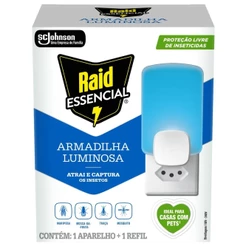 Kit Armadilha Luminosa + Refil Raid Essencial
