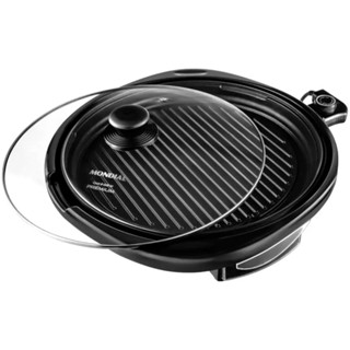 Grill Mondial Cook e Grill 40 Multifuncional Redondo Antiaderente 1270W Preto 220V - G-03 em Oferta na Shopee