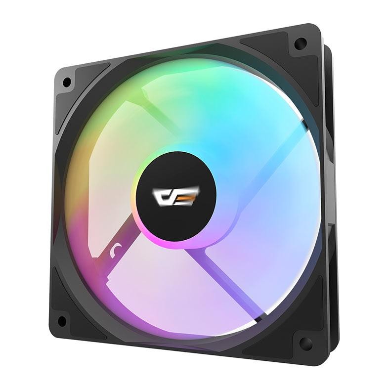 Kit Ventoinhas Aigo Darkflash CL12, Rainbow, 3x120mm · foto 2