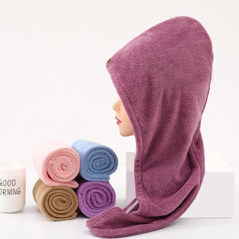 Touca de Microfibra para Secar Cabelo Feminino – Secagem Rápida, Super Absorvente e Macia