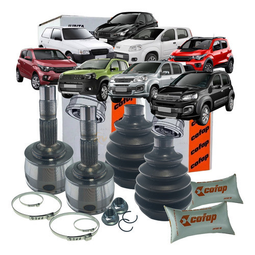 Par Junta Homocinética Original Cofap Argo 17 a 22 Mobi 16 a 22 Uno 10 a 21 Palio 12 a 17 - Spare Parts and Accessories for Vehicles
