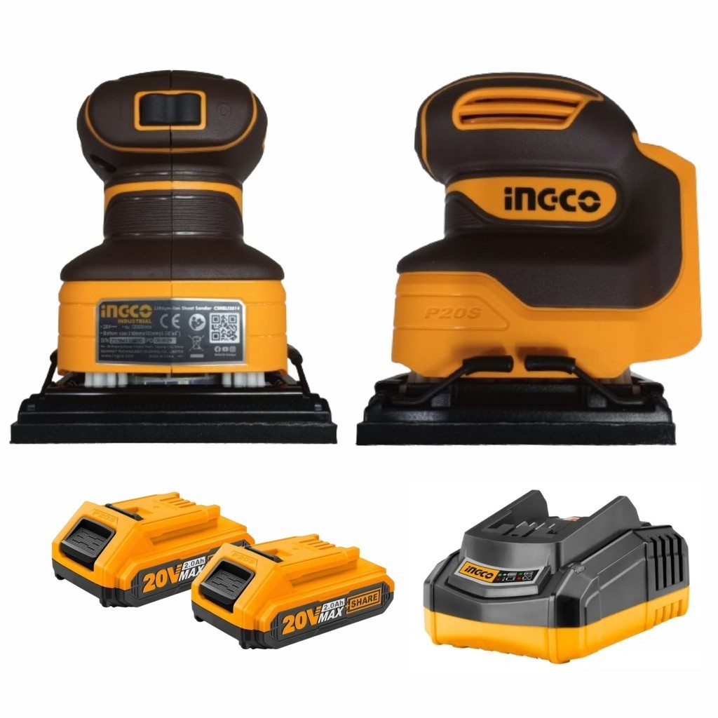 Lixadeira Orbital 110x100 Com Duas Baterias e Carregador em Oferta na Shopee