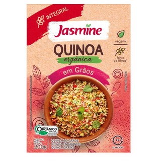 Quinoa em Grãos Integral Orgânica Jasmine Caixa 200g em Oferta na Shopee