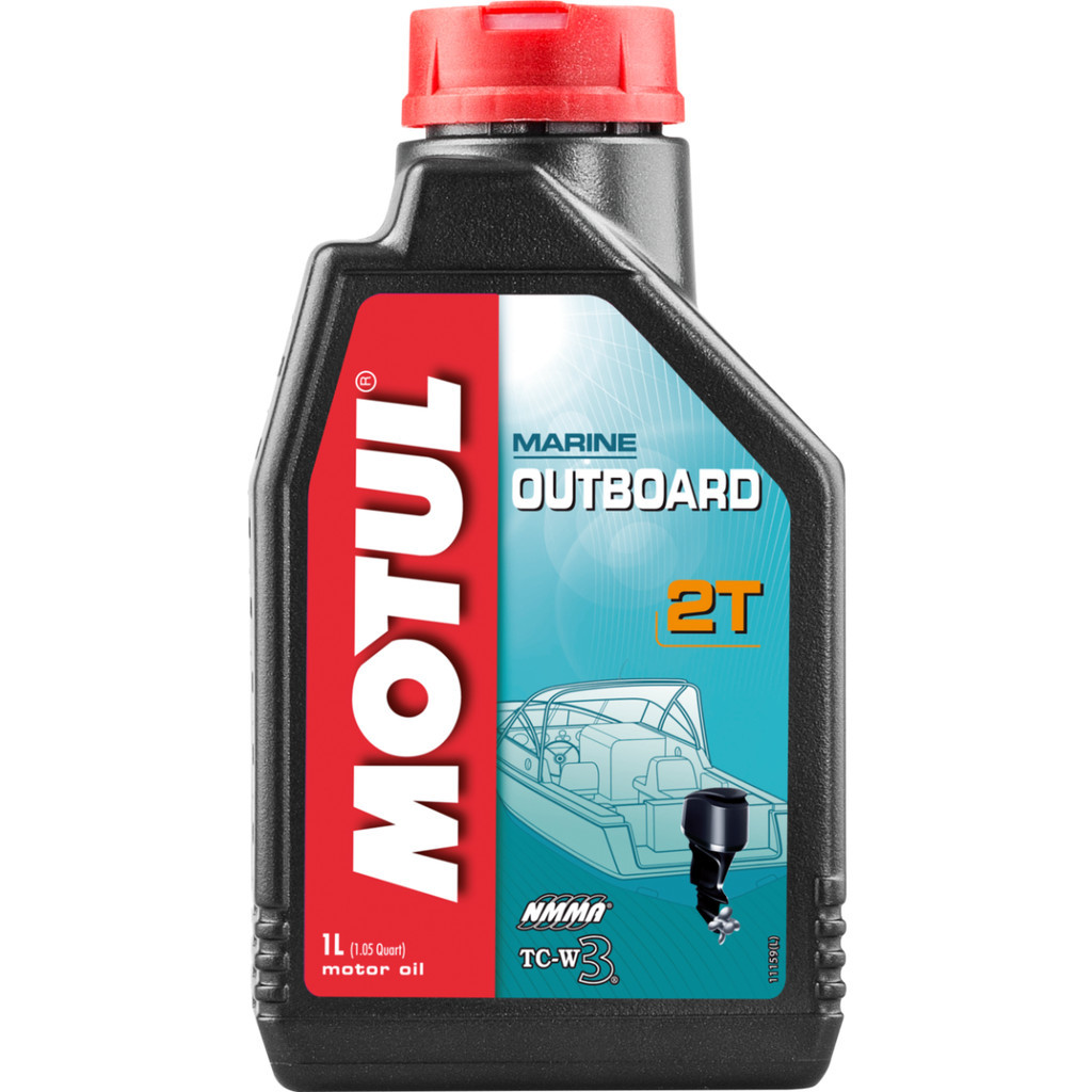 Óleo Náutico Motul 2T TC-W/TC-WII Popa Jet Ski Lancha Barco - 1 Litro Mineral