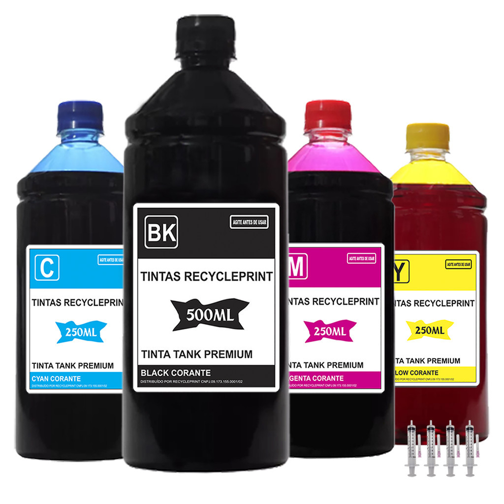 Refil 1250ml Tinta Compatível Canon G3110 G4100 G3100 G2100 — imagem 2 de 2