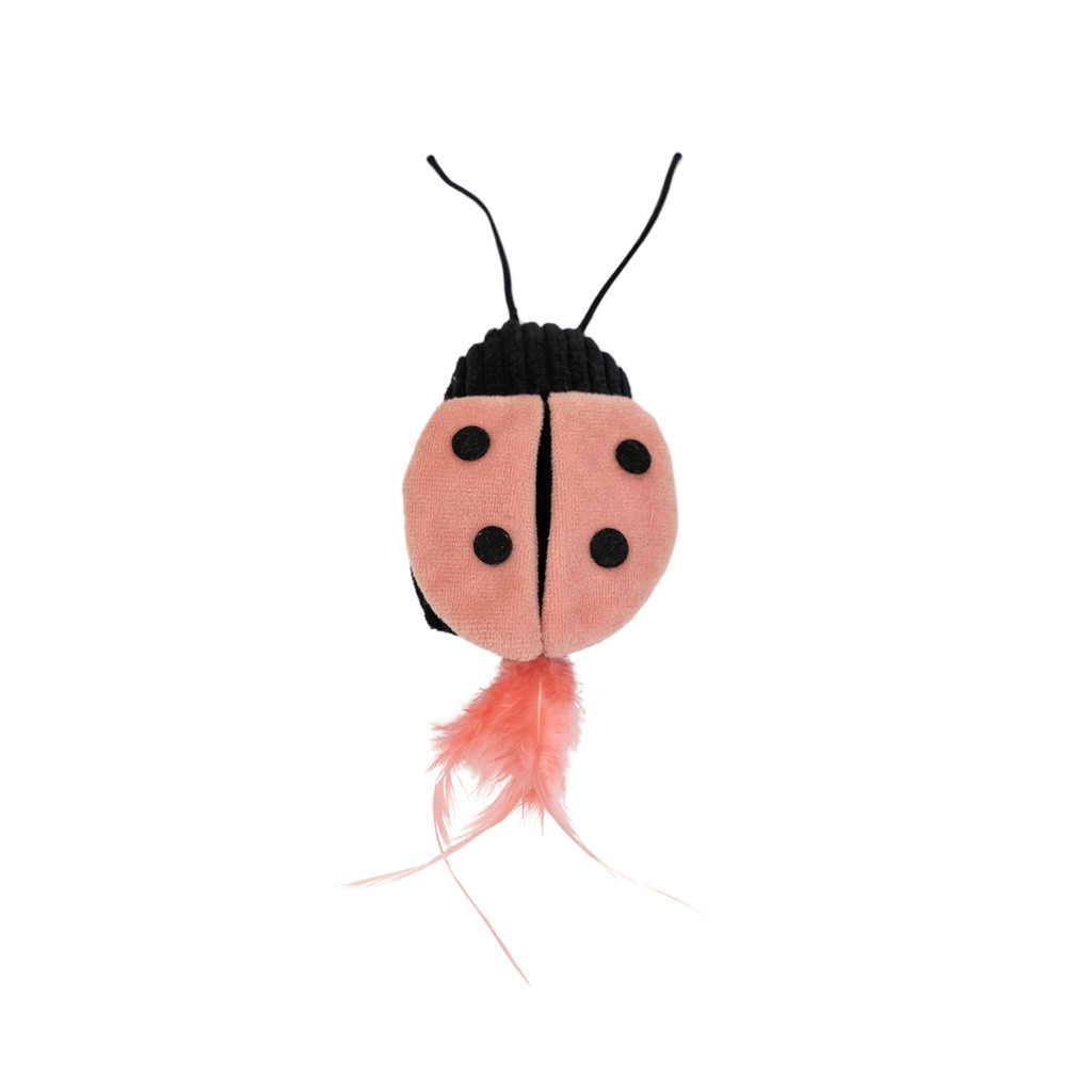 brinquedo pelúcia joaninha catnip para gatos - oikos animal em Oferta na Shopee