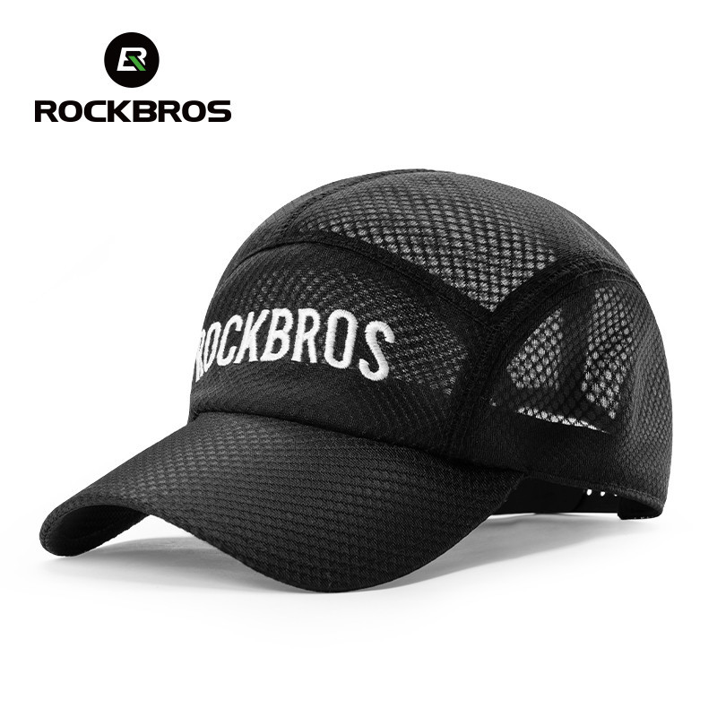 Boné De Malha ROCKBROS Chapéu Respirável De Secagem Rápida Sol Protetor Solar Ajustável Circunferência Da Cabeça Mulheres Homens Chapéus De Baseball em Oferta na Shopee