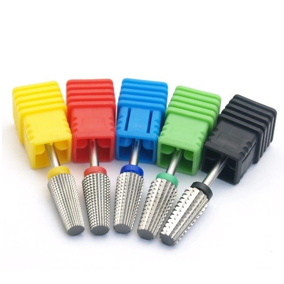 Multifuncional Broca de Tungstênio Umbrella para unhas de segurança Cortador de fresagem com brocas de corte Metal duro para manicure em Oferta na Shopee